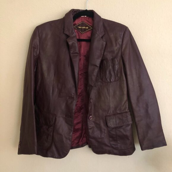 American Vintage Women's Burgundy Jacket - Picture 1 of 4